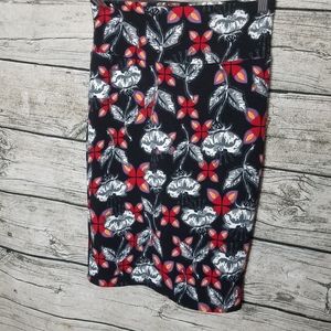 LULAROE CASSIE Pencil Skirt Extra Small —Yoga Waist Band,.Waist approx:  12.5